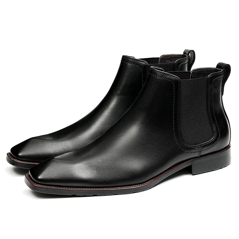 Men's Genuine Leather Martin Boots, British Style