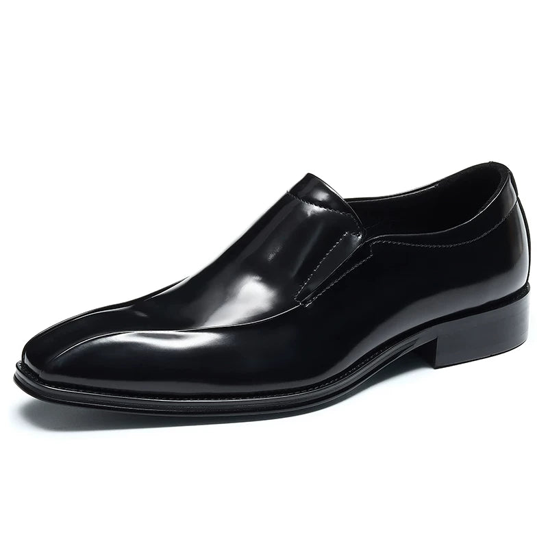 Men's Patent Leather Loafers, Slip-On, Glossy