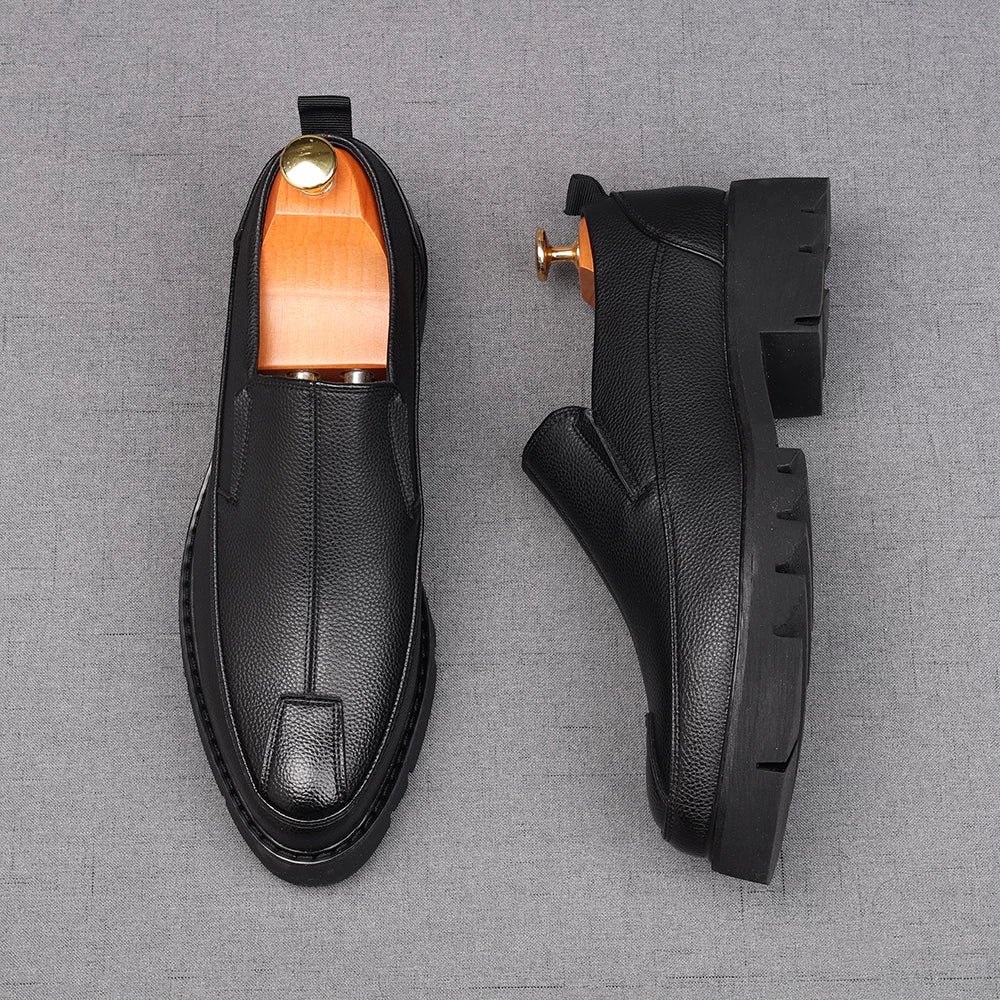 Men's Loafers, Height Increasing, Thick Sole
