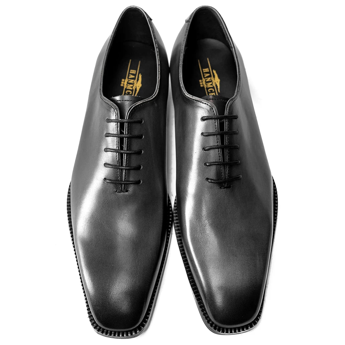 Men's Genuine Leather Oxford Shoes, Square Toe, Business