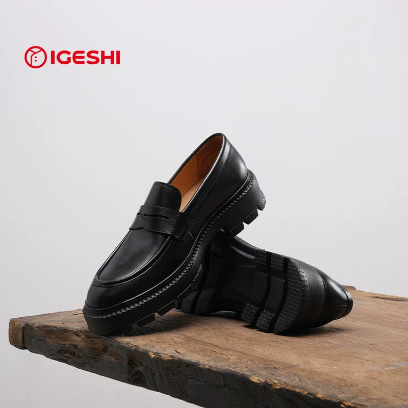 Men's Loafers, Height Increasing, Thick Sole