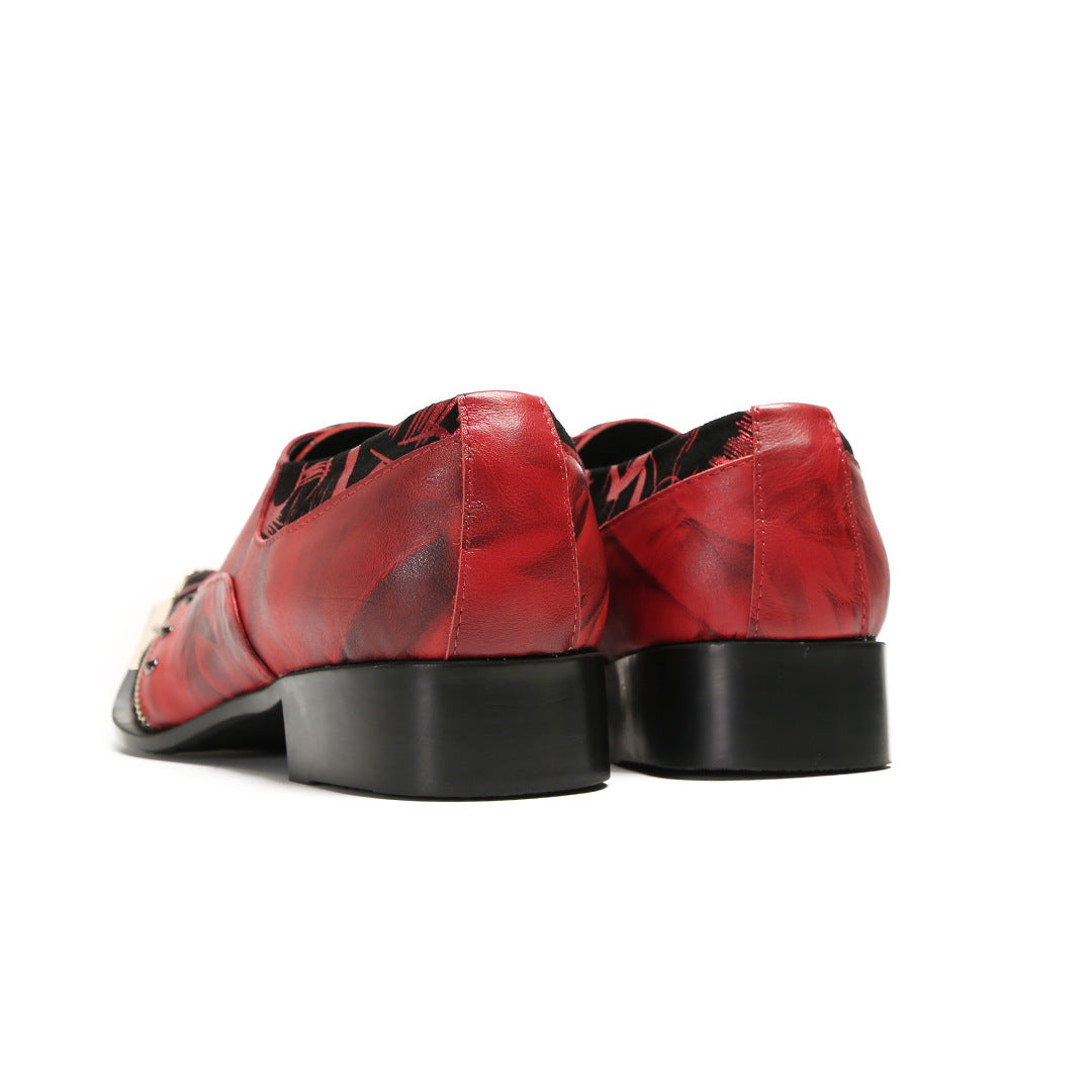 Men's Leather Dress Shoes – Pointed Toe, Business – Style 45