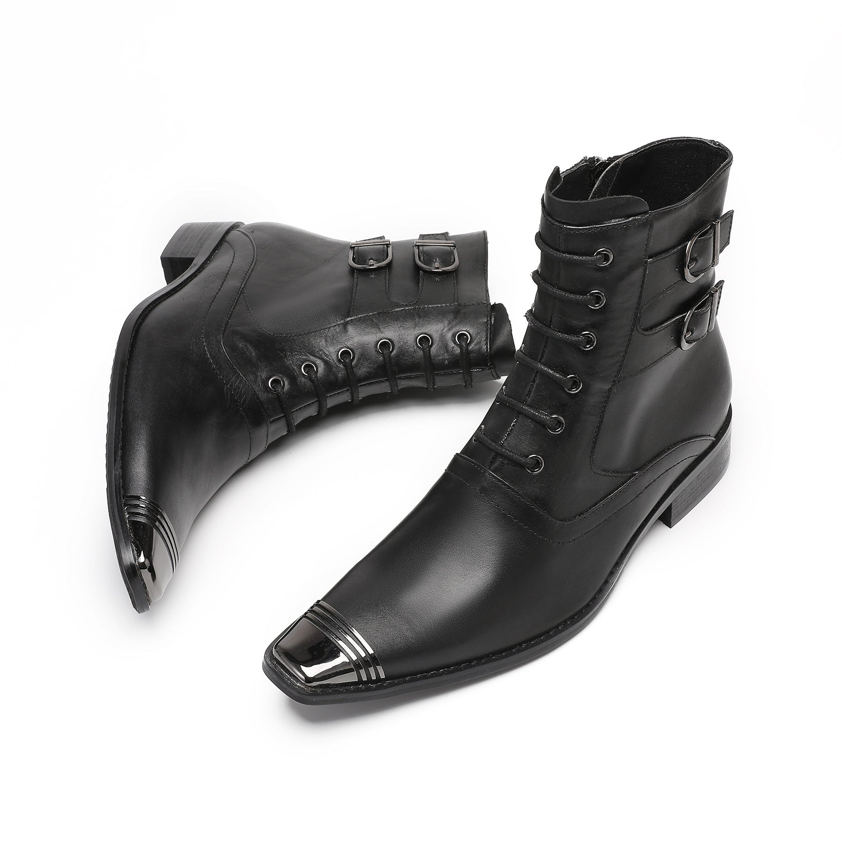 Men's Leather Chelsea Boots – Pointed Toe, Business