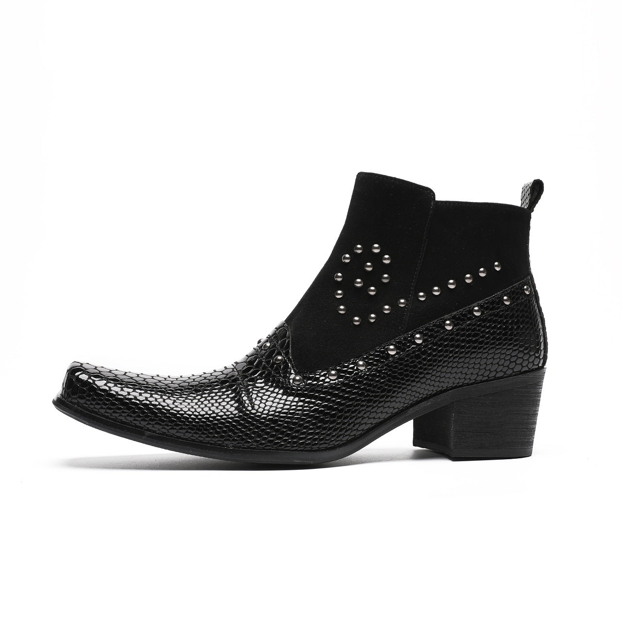 Retro cowhide foreign trade low boots dark metal brand punk boots men and women the same muffin thick-soled Martin boots tide