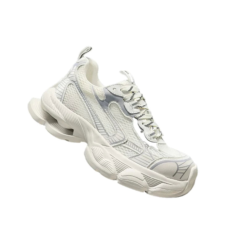 Men's Platform Breathable Mesh Chunky Dad Sneakers Summer New