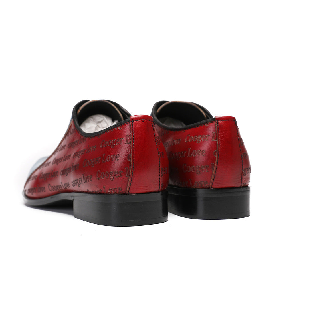 Men's Leather Oxford Formal Shoes – Business, Wedding – Style 15