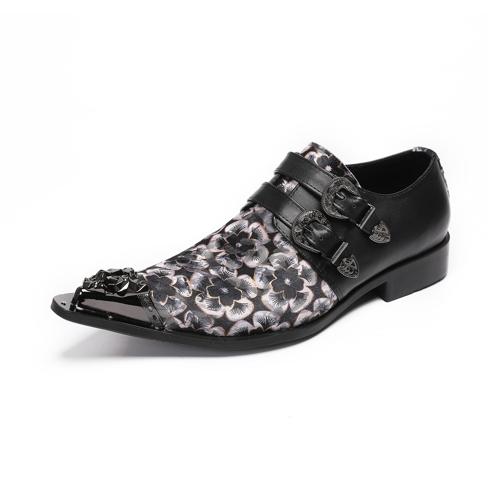 Men's Leather Derby Formal Shoes – Business, Wedding – Style 96