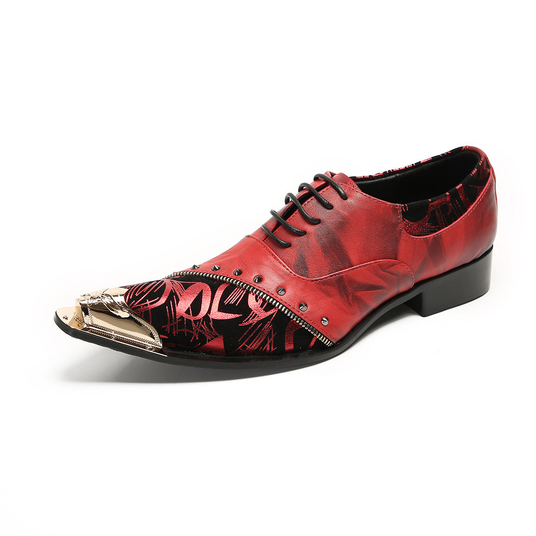 Men's Leather Dress Shoes – Pointed Toe, Business – Style 45