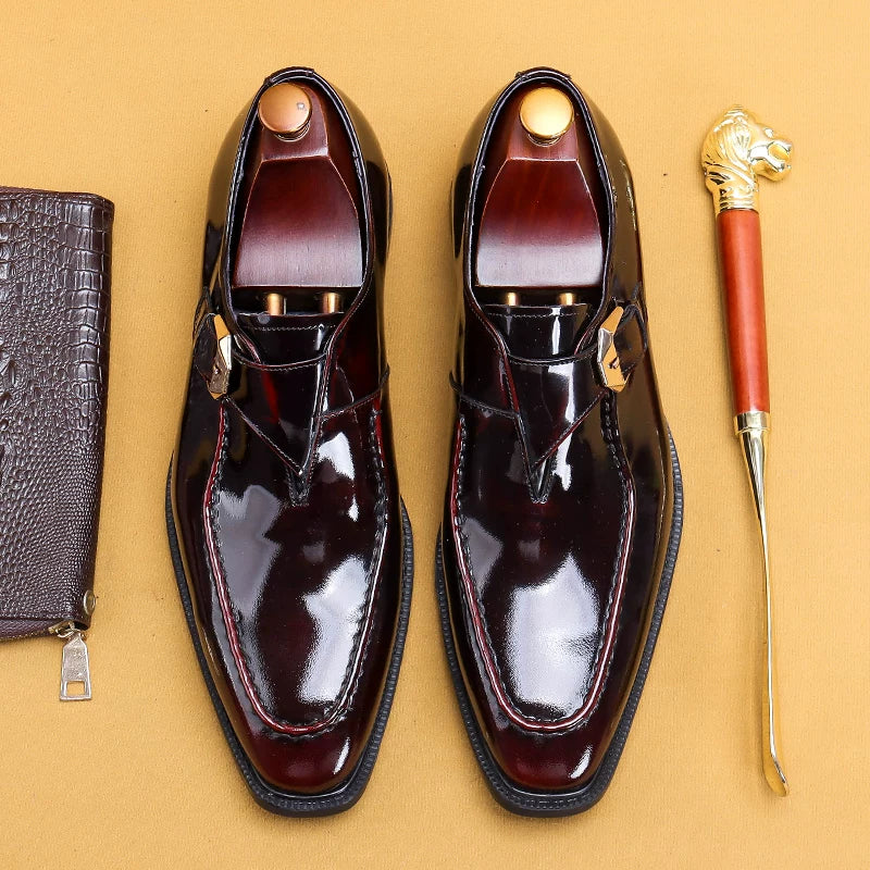 Men's Genuine Leather Leather Shoes, British Style, Business