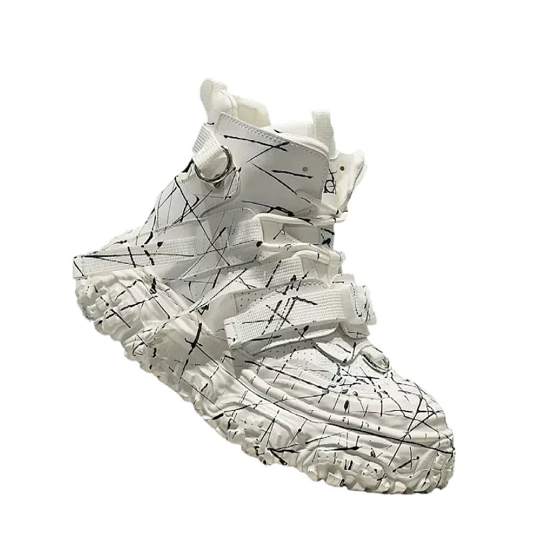 Men's Height-Increasing Platform High-Top Chunky Dad Sneakers 2026 New