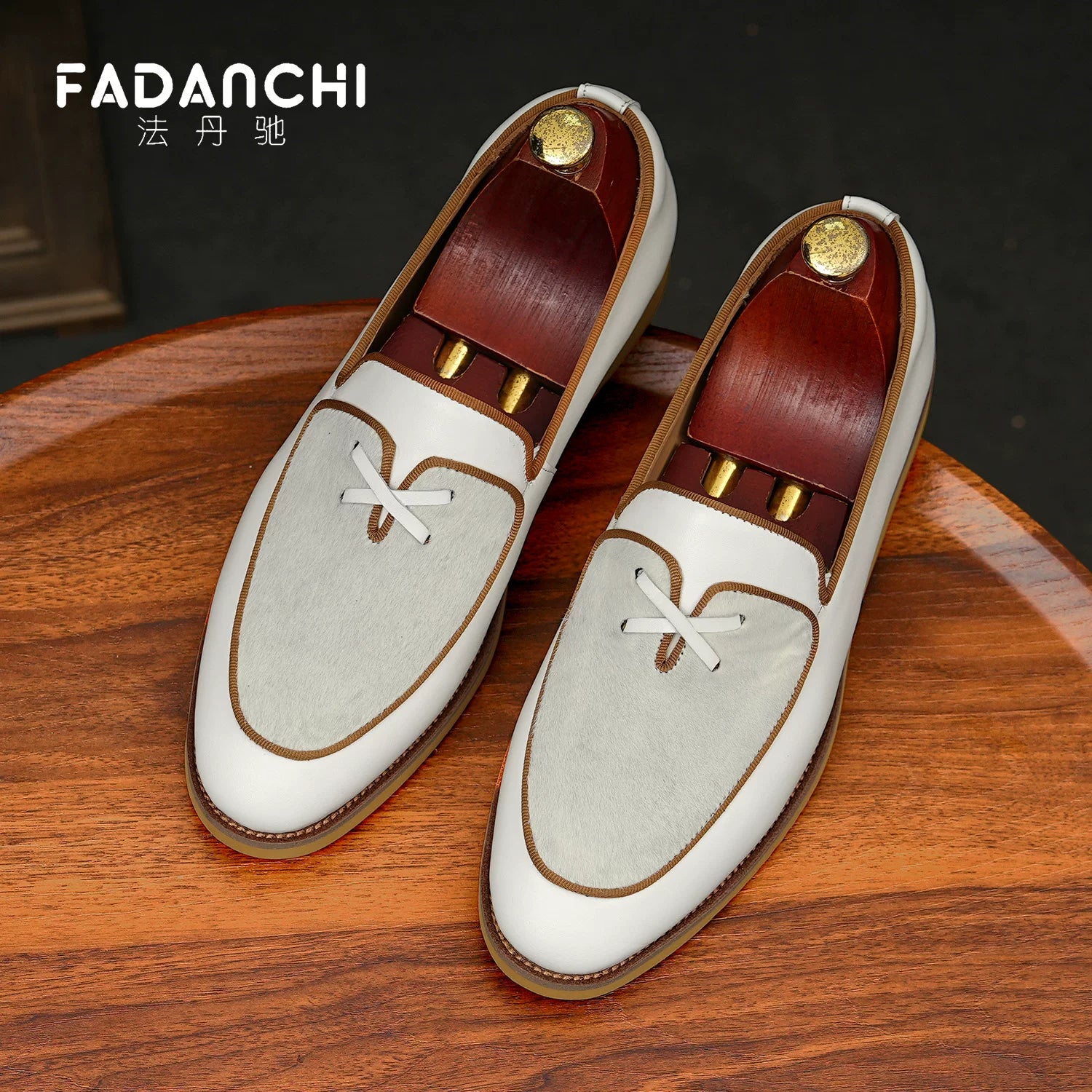 Men's Genuine Leather Loafers, Breathable, Slip-On