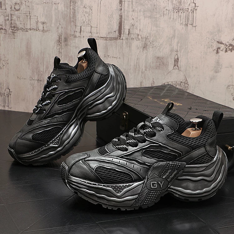 Men's Platform Low-Top Retro Chunky Dad Sneakers 2026