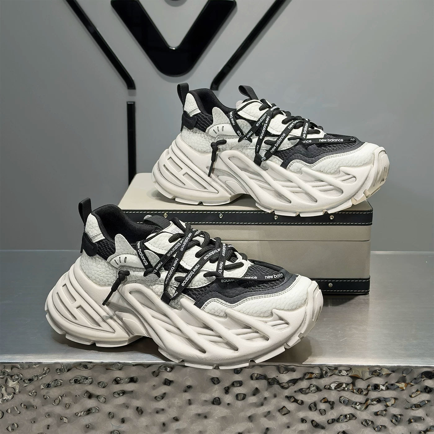 Men's Height-Increasing Platform Breathable Mesh Chunky Dad Sneakers Summer