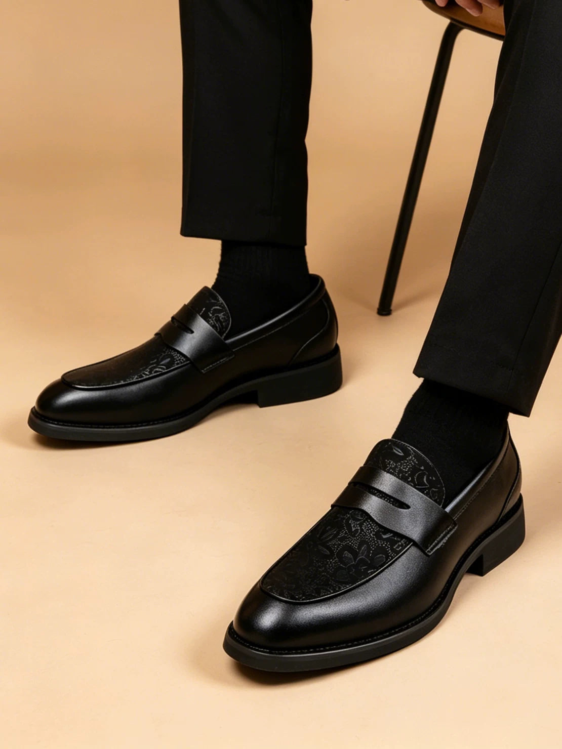Men's Loafers, Height Increasing, Slip-On