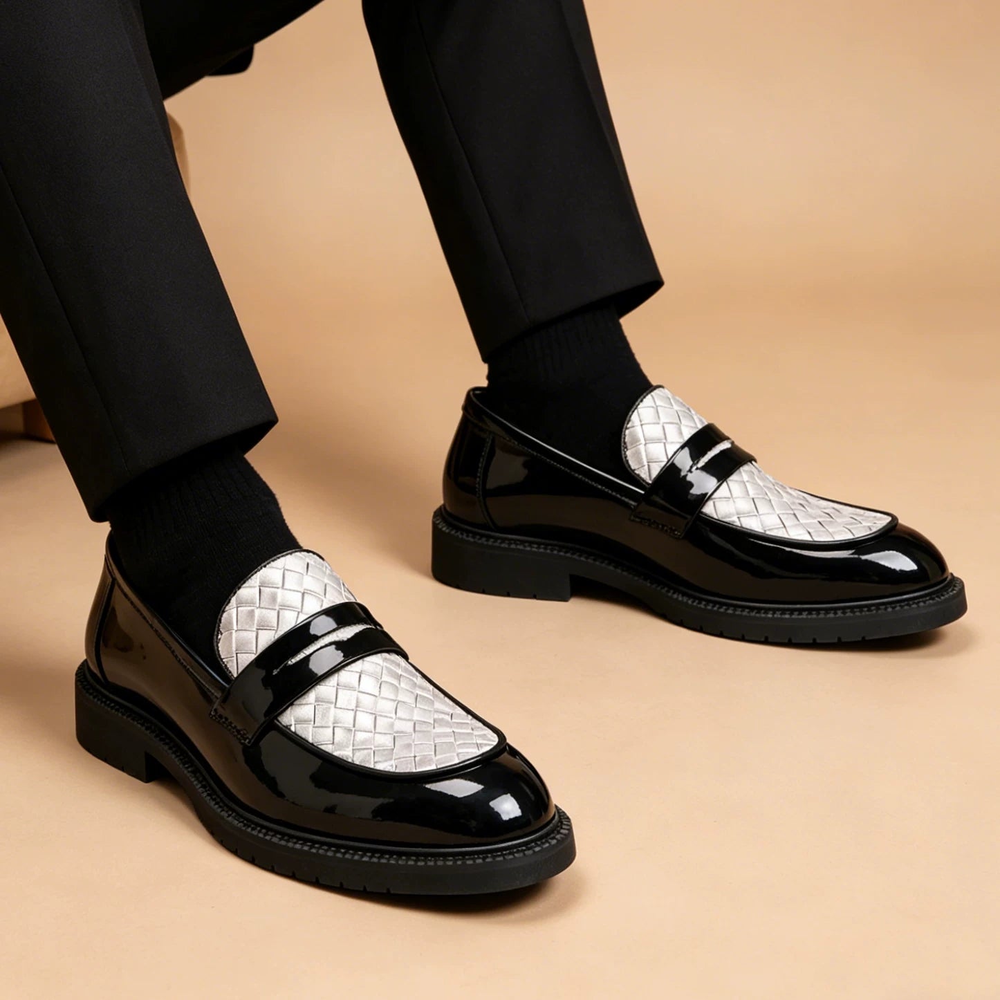 Men's Loafers, Height Increasing, Slip-On