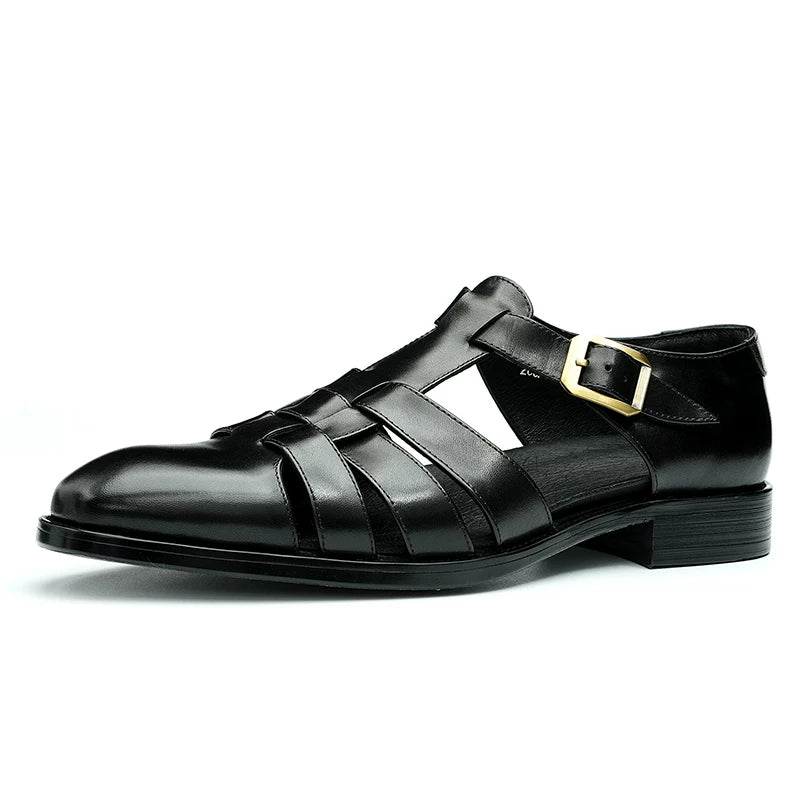 Men's Genuine Leather Sandals, Business, Formal