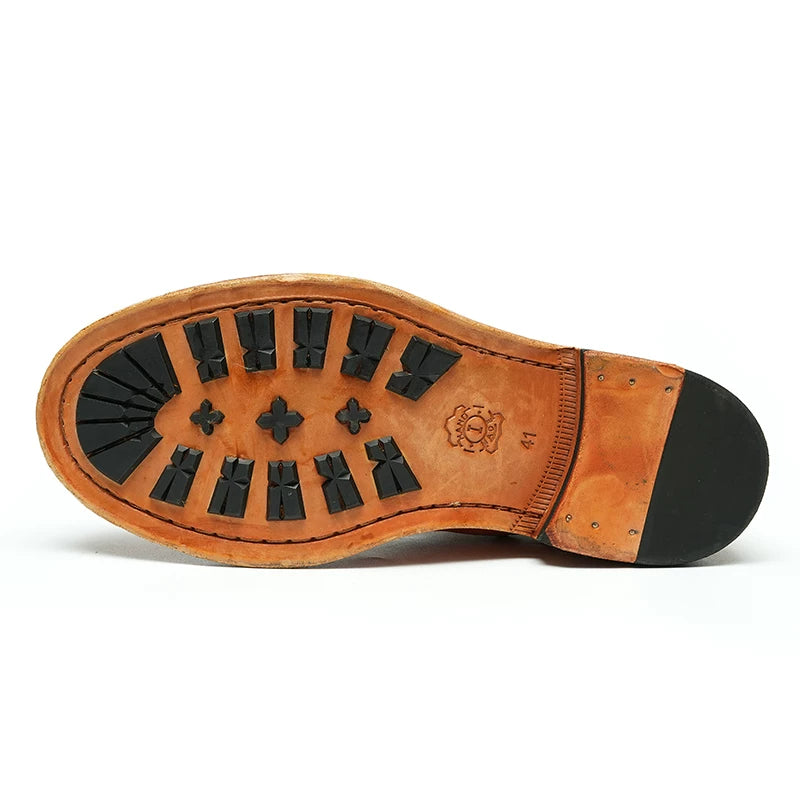 Men's Genuine Leather Leather Shoes, Handmade, Business