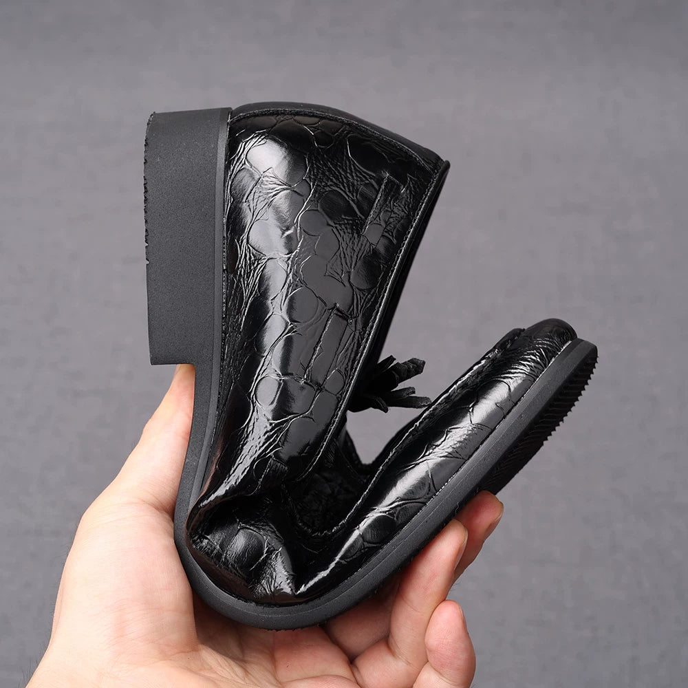 Men's Loafers, Height Increasing, Pointed Toe