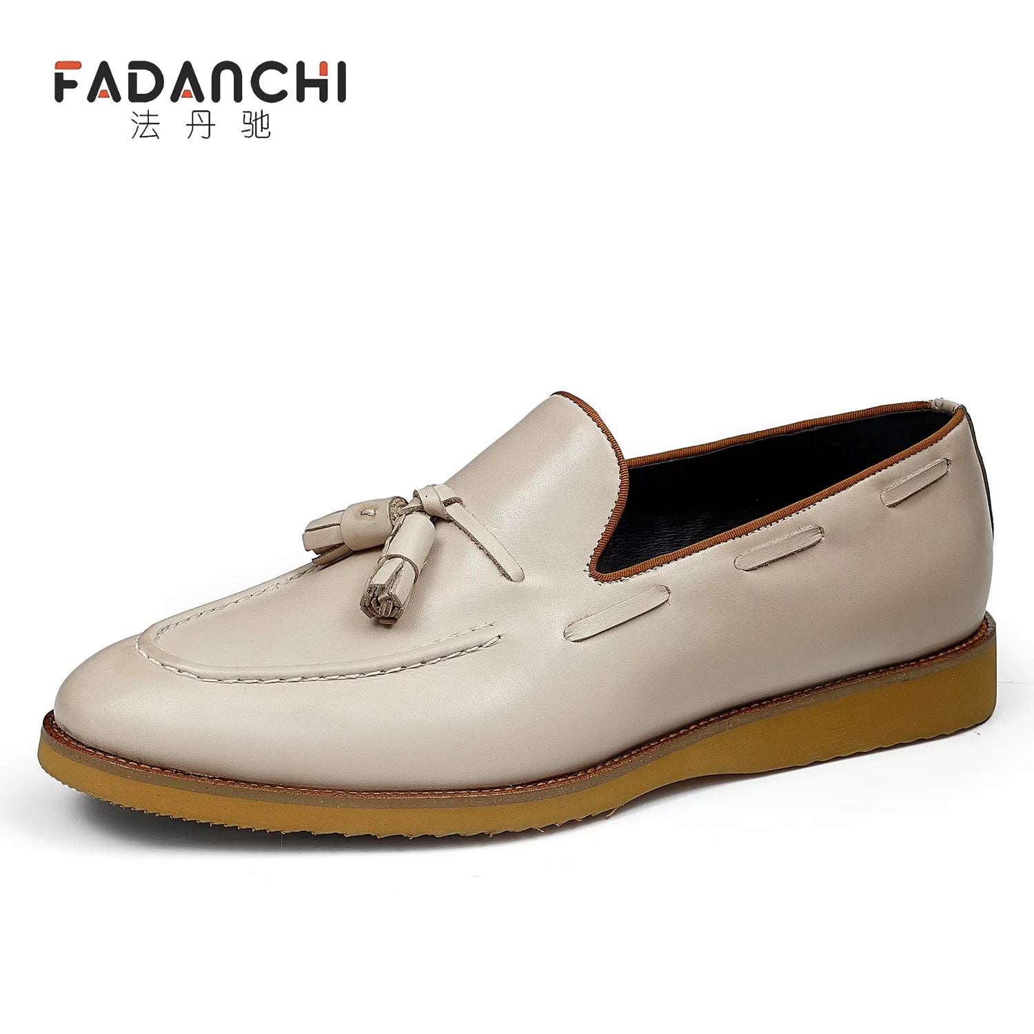 Men's Genuine Leather Loafers, Breathable, Slip-On
