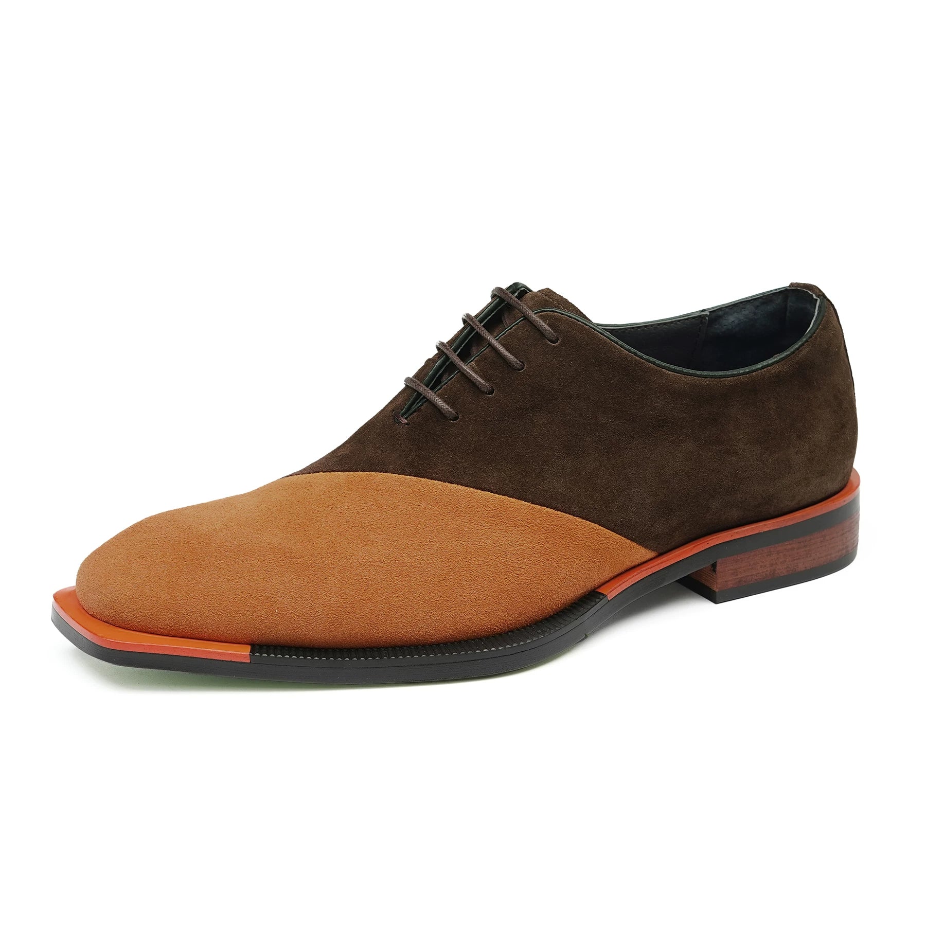 Men's Genuine Leather Oxford Shoes, Suede, Business