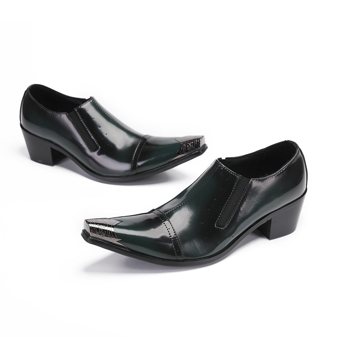 Men's Genuine Leather Oxford Formal Shoes – Platform, Business