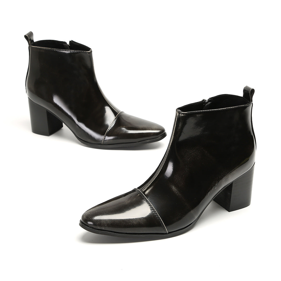 Men's Leather Chelsea Boots – Business, Handmade – Style 50