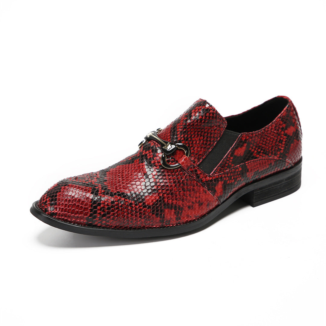 Men's Leather Loafers – Pointed Toe, British Style – Style 87