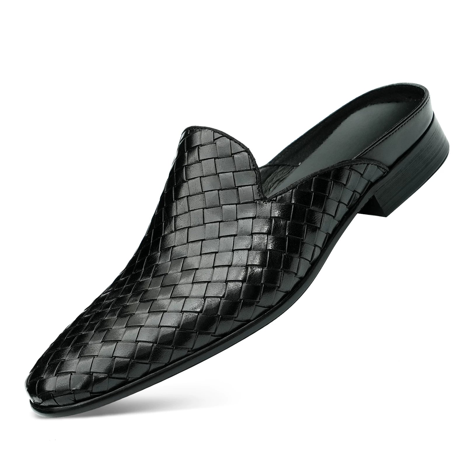 Men's Genuine Leather Sandals, Breathable, Slip-On