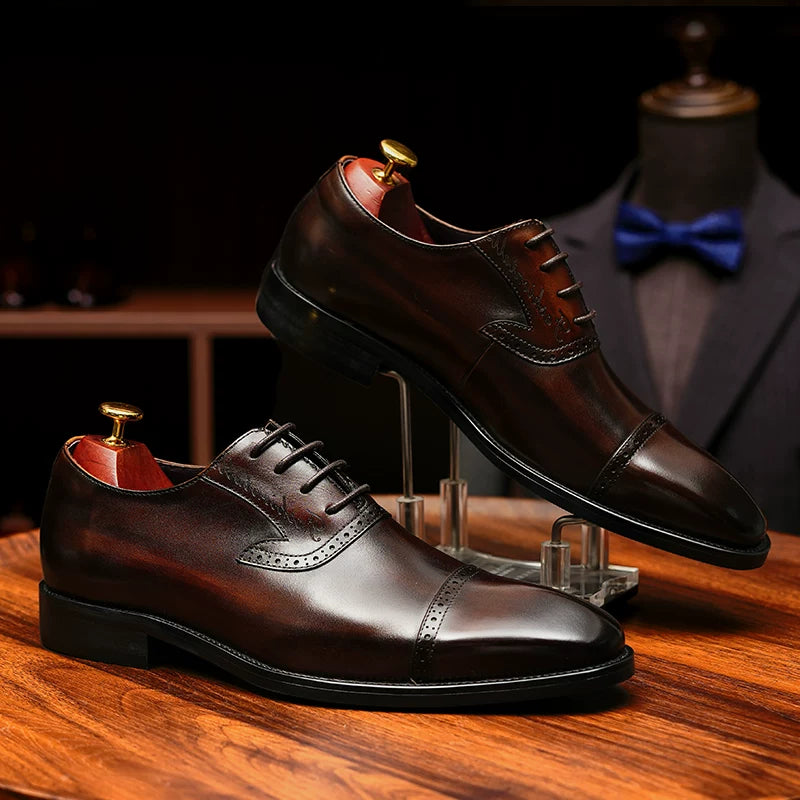 Men's Genuine Leather Leather Shoes, Business, Formal
