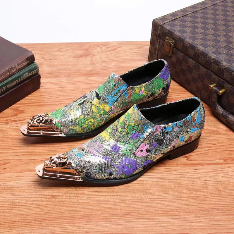 Men's Leather Formal Shoes – Business, Breathable – Style 52