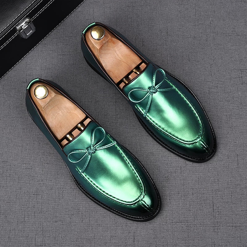 Men's Loafers, Pointed Toe, Slip-On