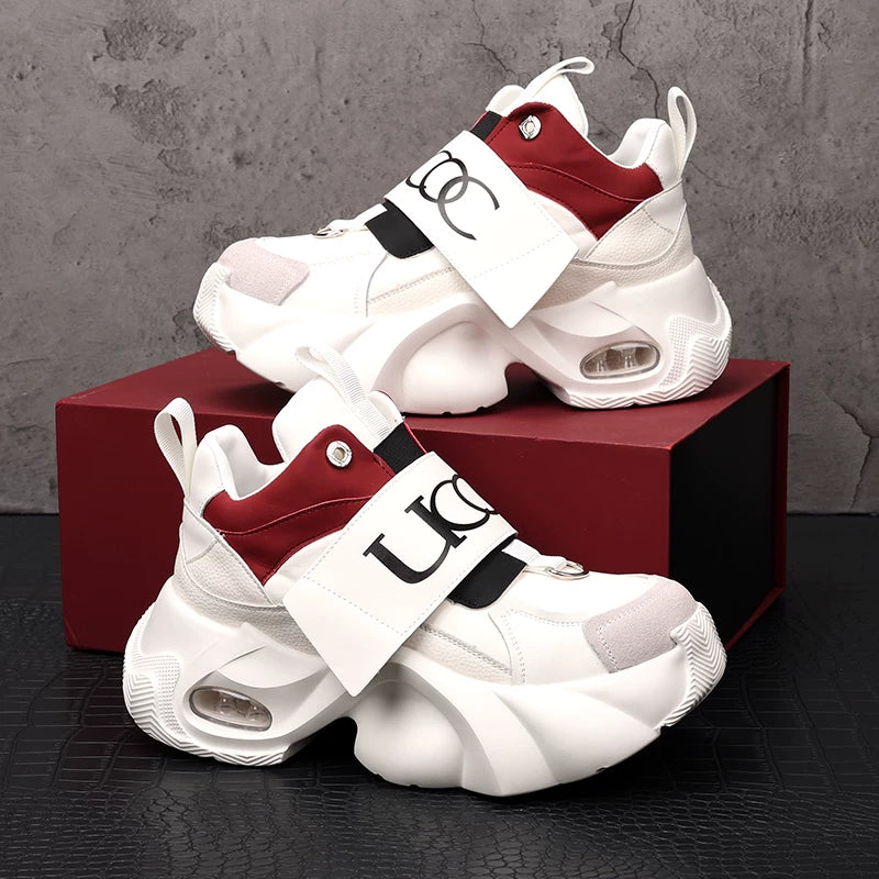 Men's Chunky Sneakers, Height Increasing, Thick Sole