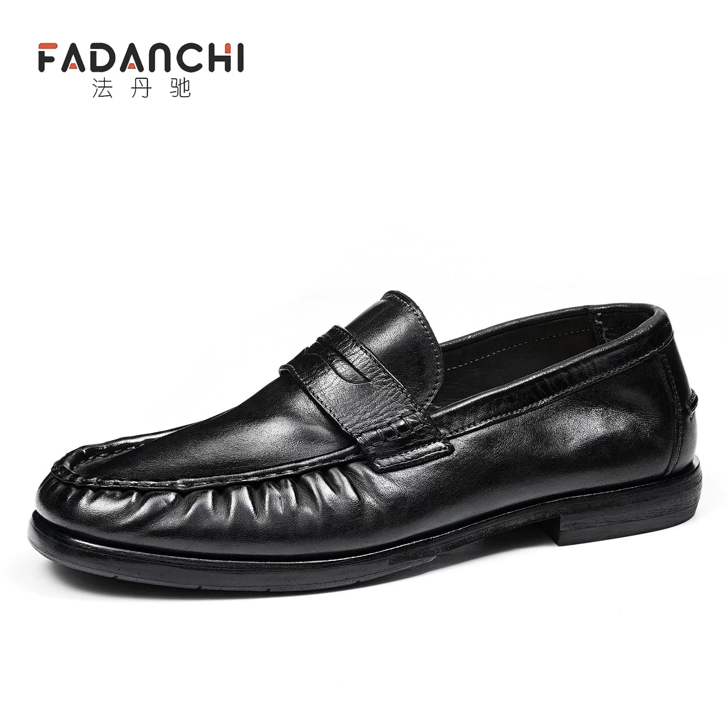 Men's Genuine Leather Loafers, Breathable, Handmade