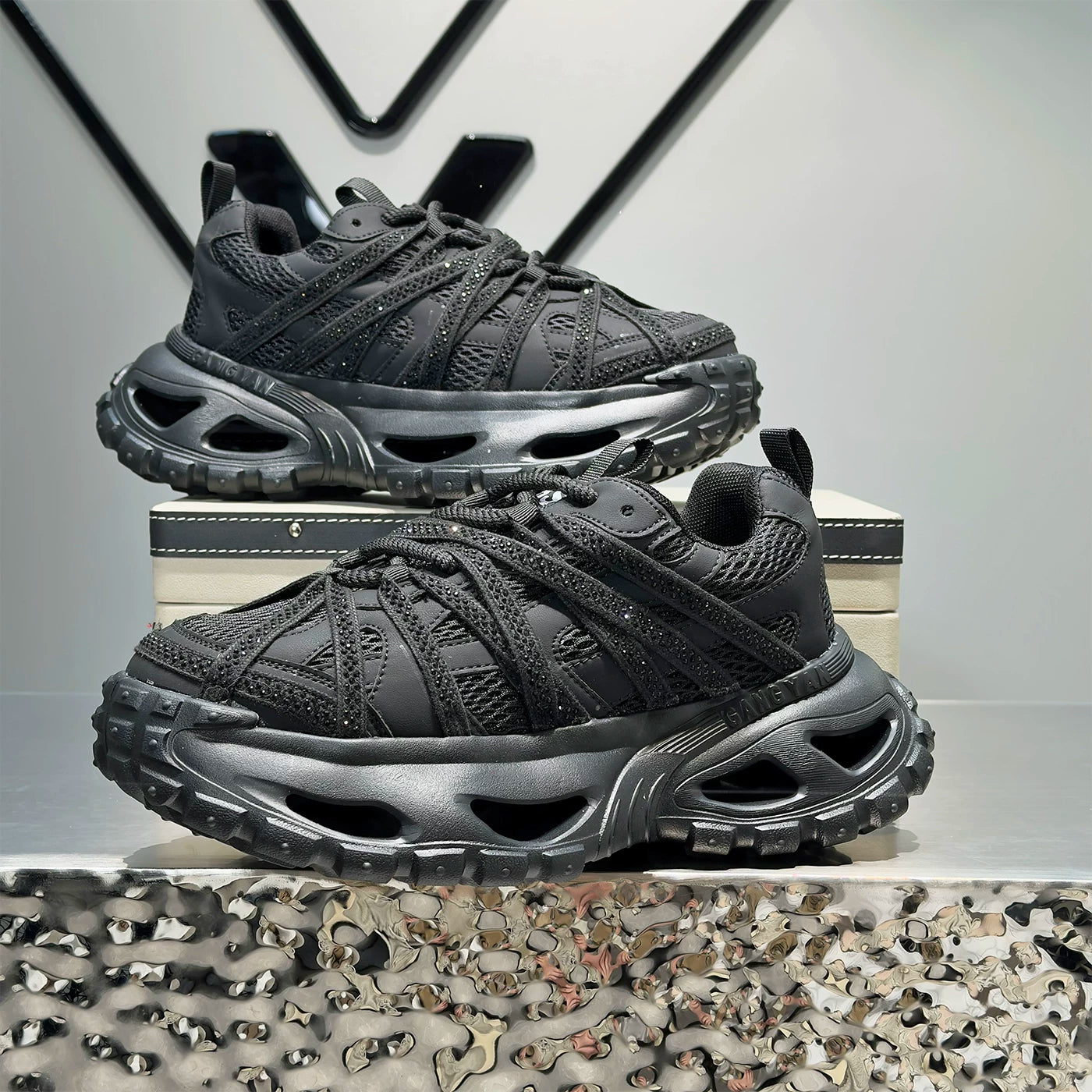 Men's Platform Trendy Chunky Dad Sneakers 2026 Summer New