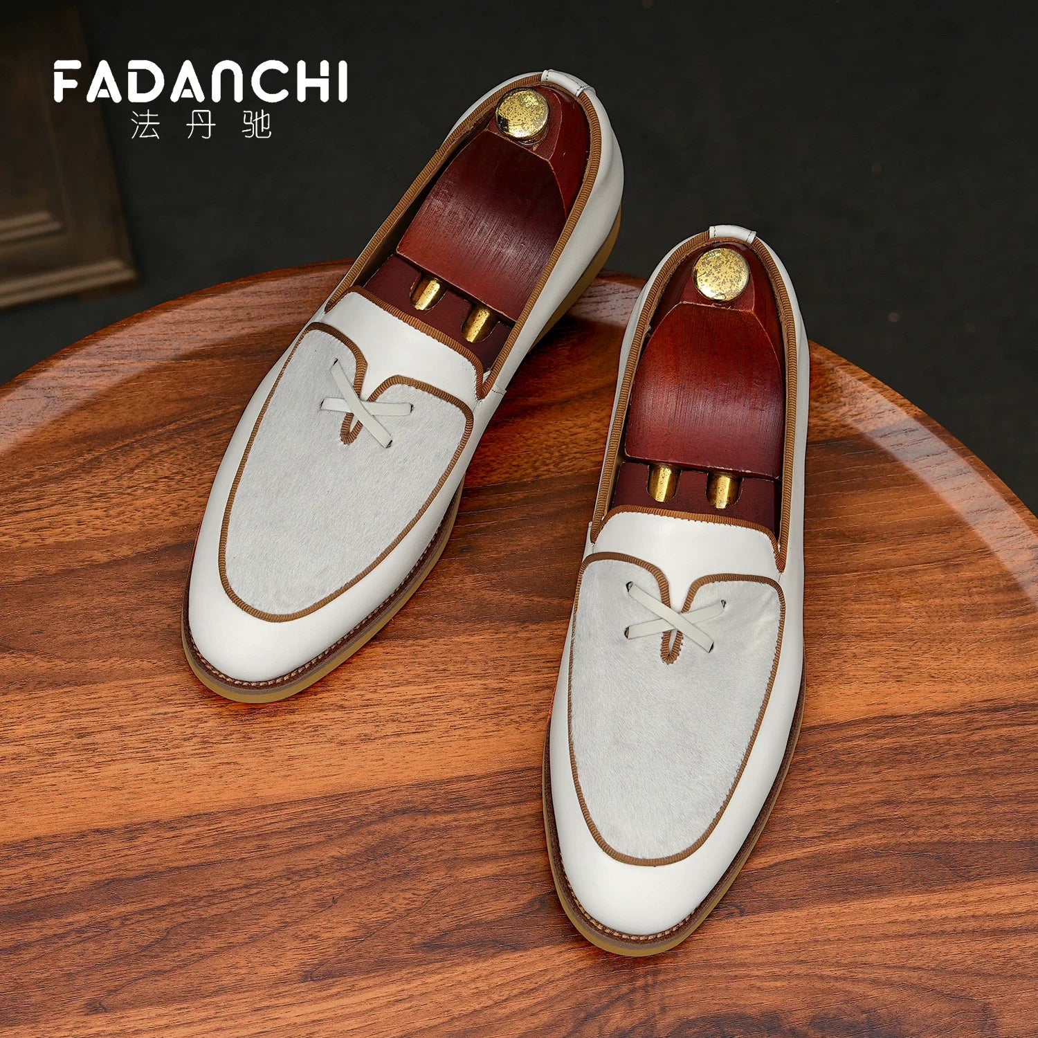Men's Genuine Leather Loafers, Breathable, Slip-On