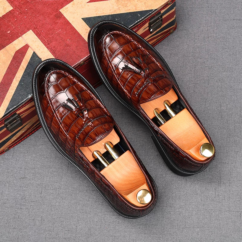 Men's Loafers, Height Increasing, Handmade