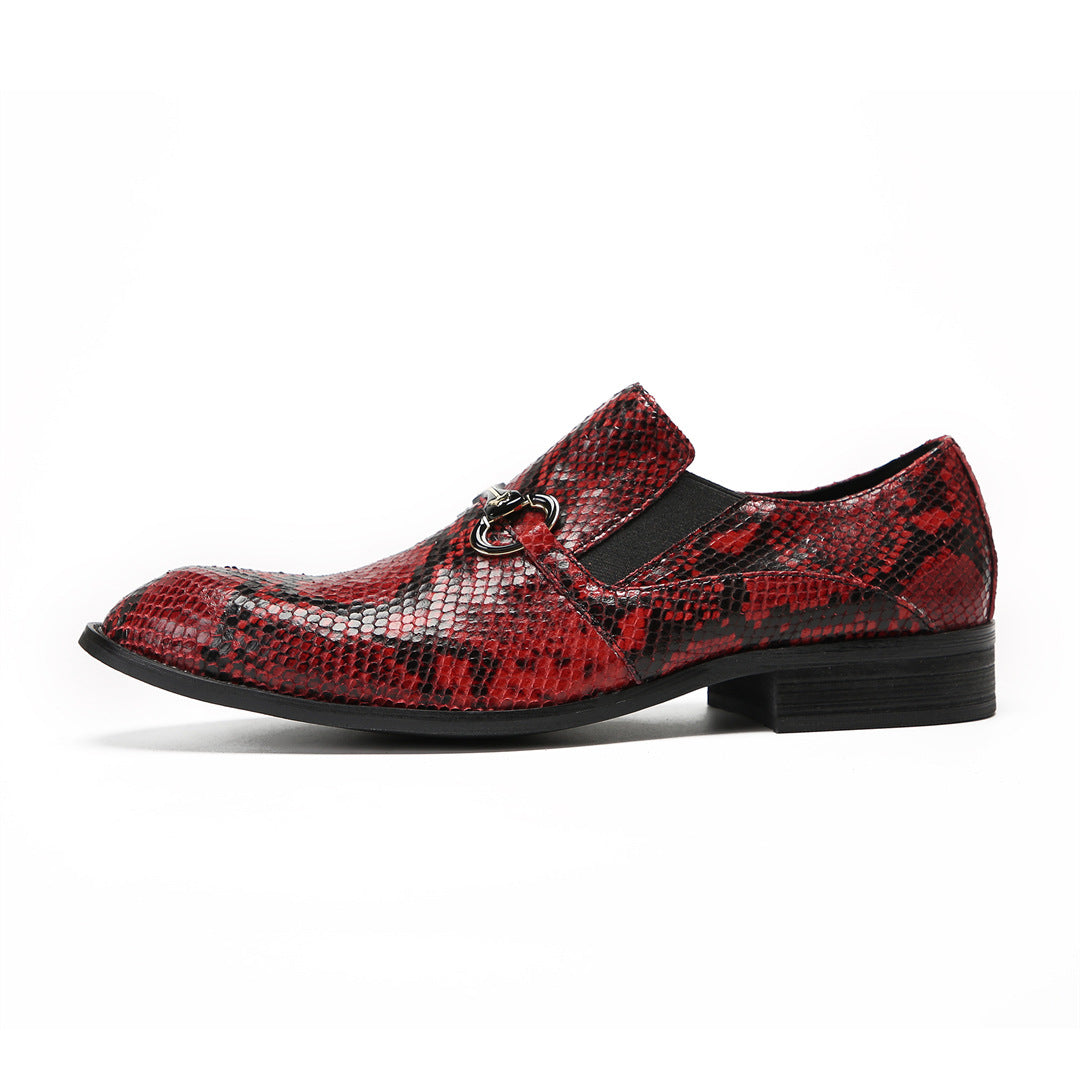 Men's Leather Loafers – Pointed Toe, British Style – Style 87