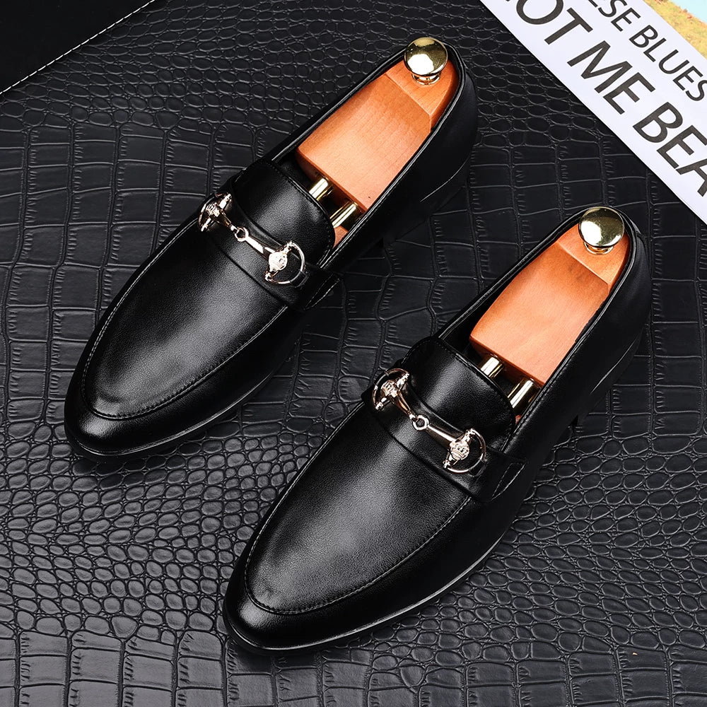 Men's Loafers, Height Increasing, Pointed Toe