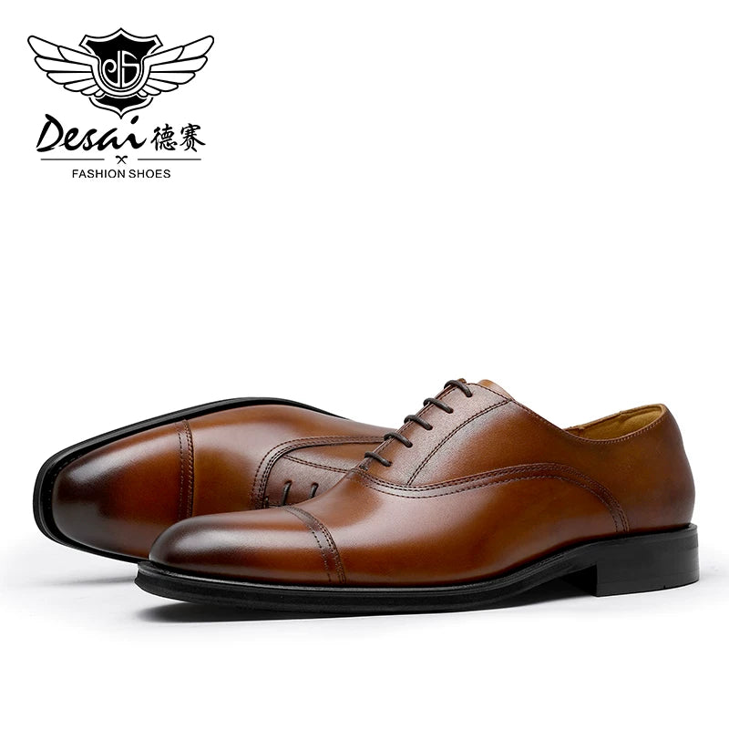 Men's Genuine Leather Leather Shoes, Business, Formal