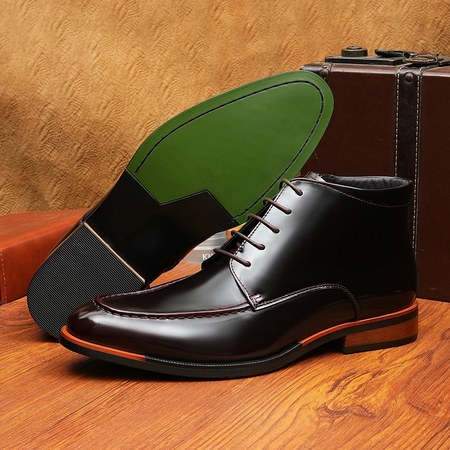Men's Genuine Leather Martin Boots, British Style, Business