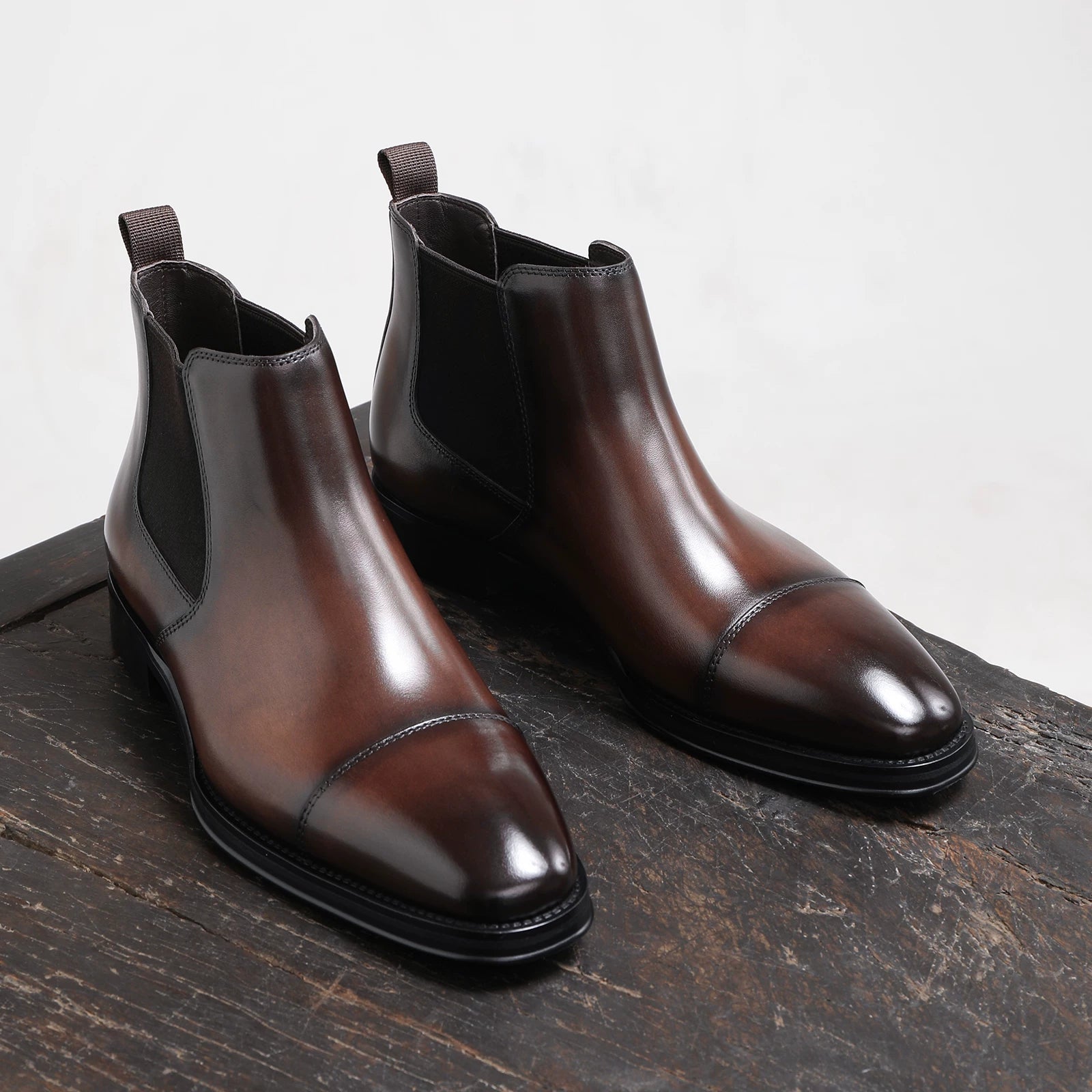 Men's Genuine Leather Martin Boots, Breathable, Handmade