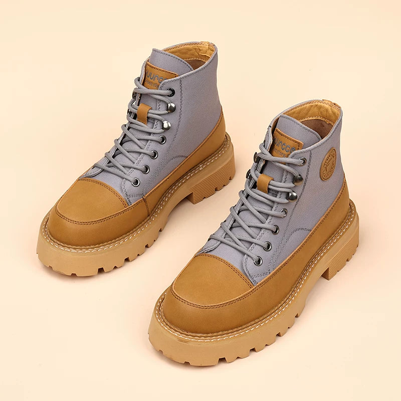 Men's Martin Boots, Height Increasing, Thick Sole