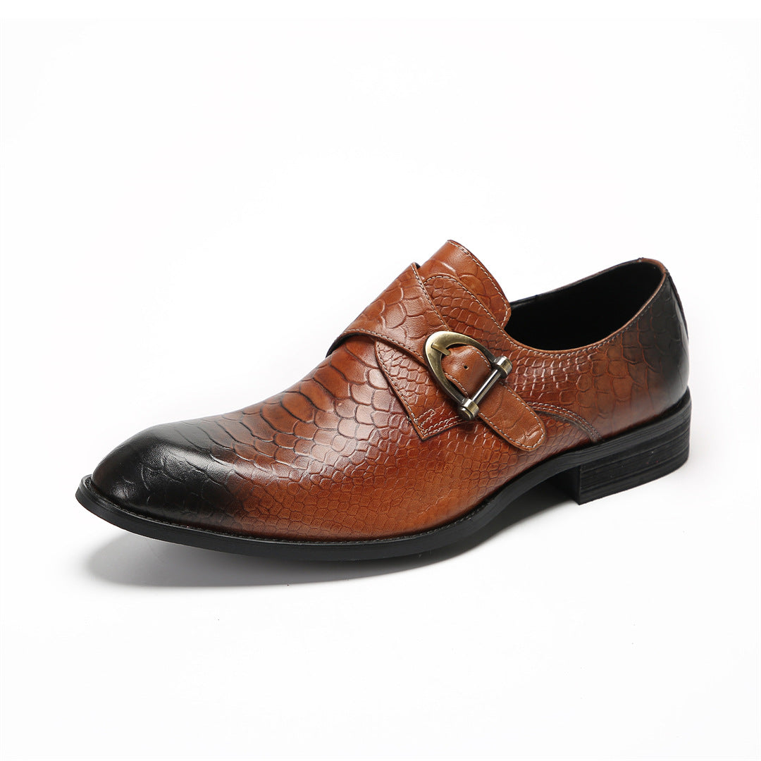 Men's Brown Leather Dress Shoes – Business, Wedding