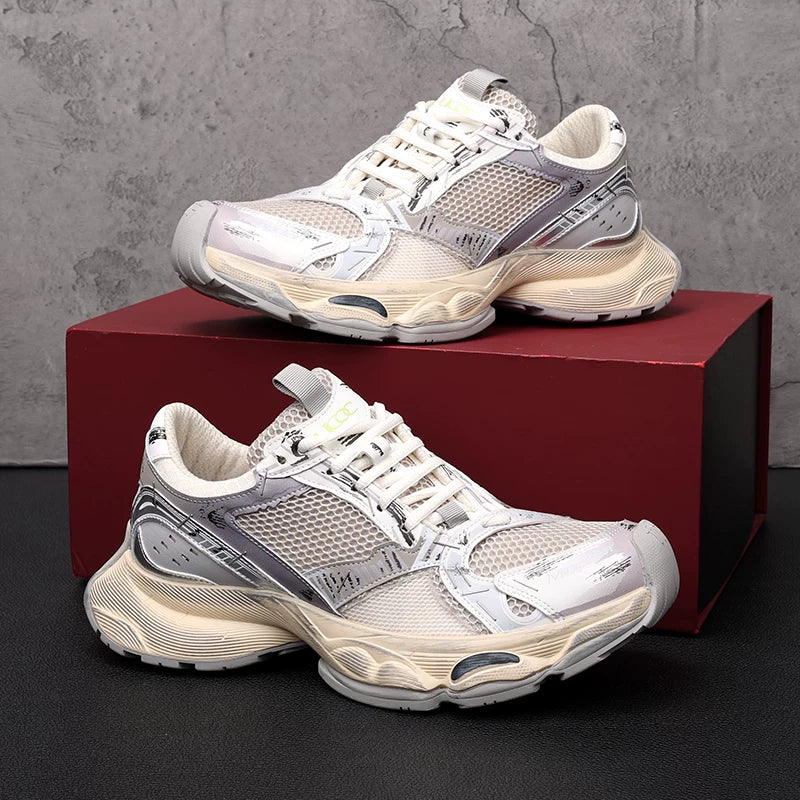 Men's Chunky Sneakers, Breathable