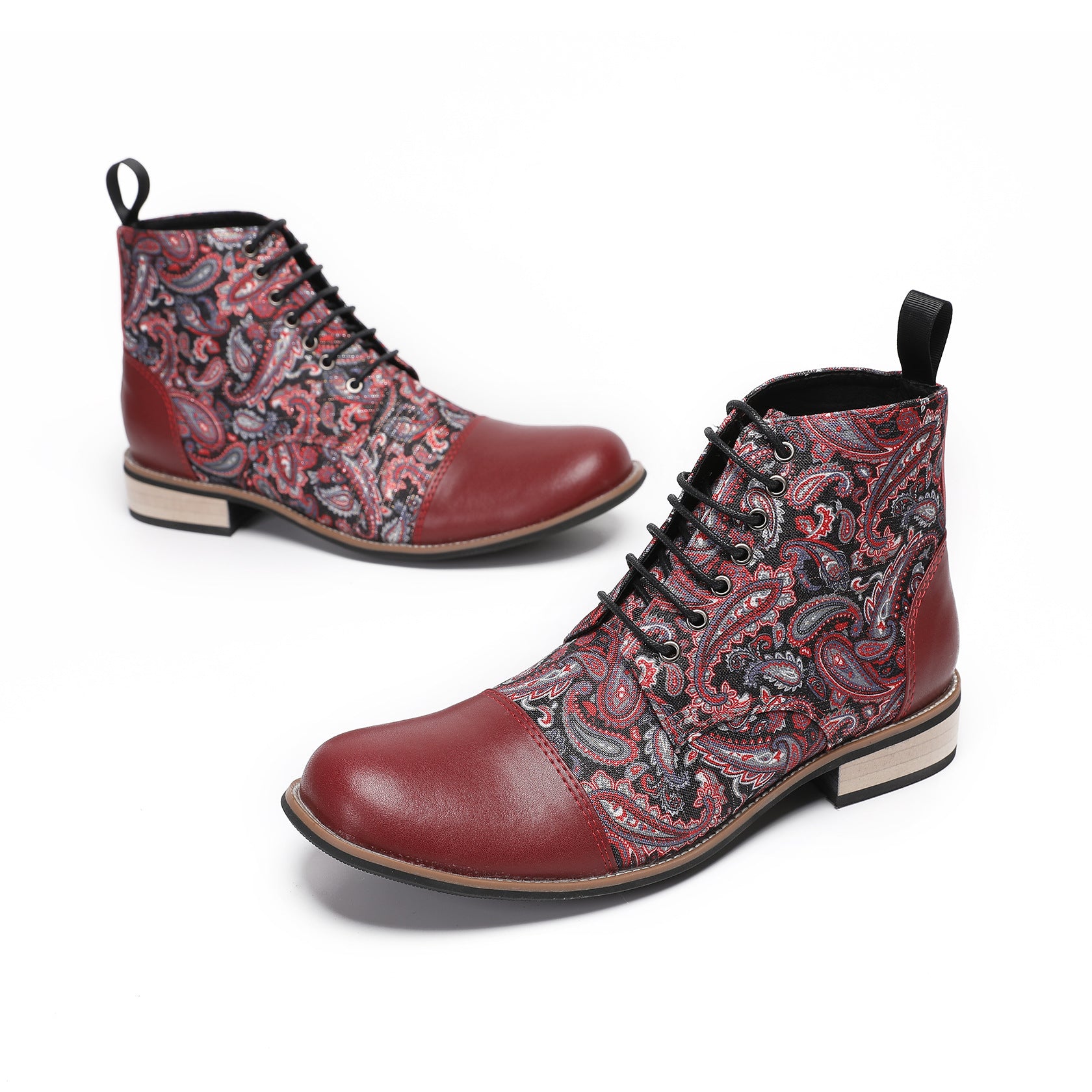 Men's Leather Martin Boots – Platform, British Style