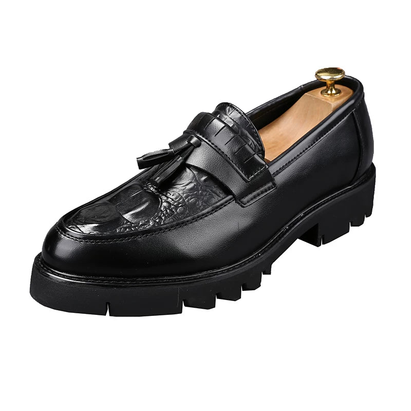 Men's Loafers, Height Increasing, Thick Sole