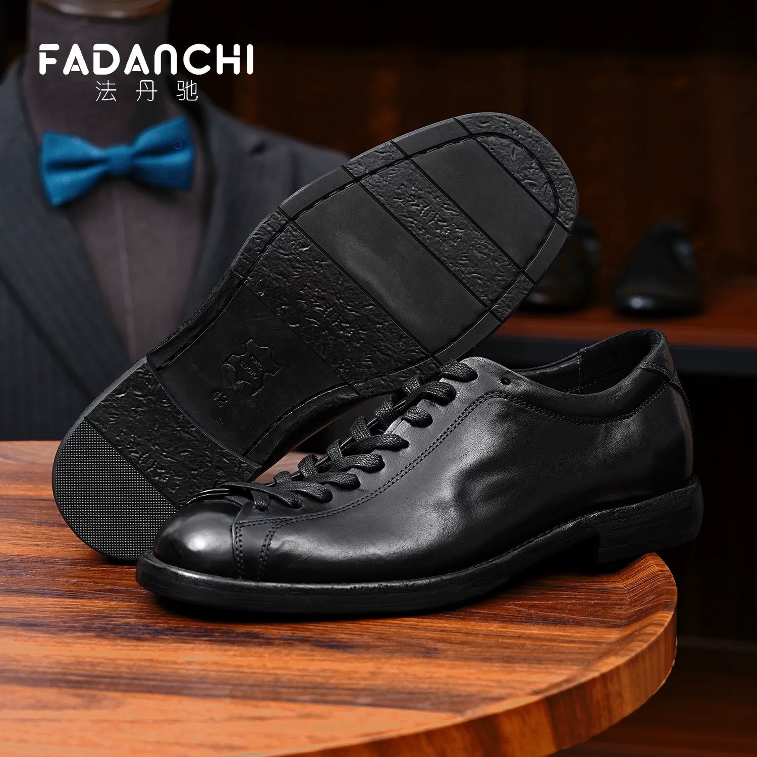 Men's Genuine Leather Leather Shoes, Handmade, Business