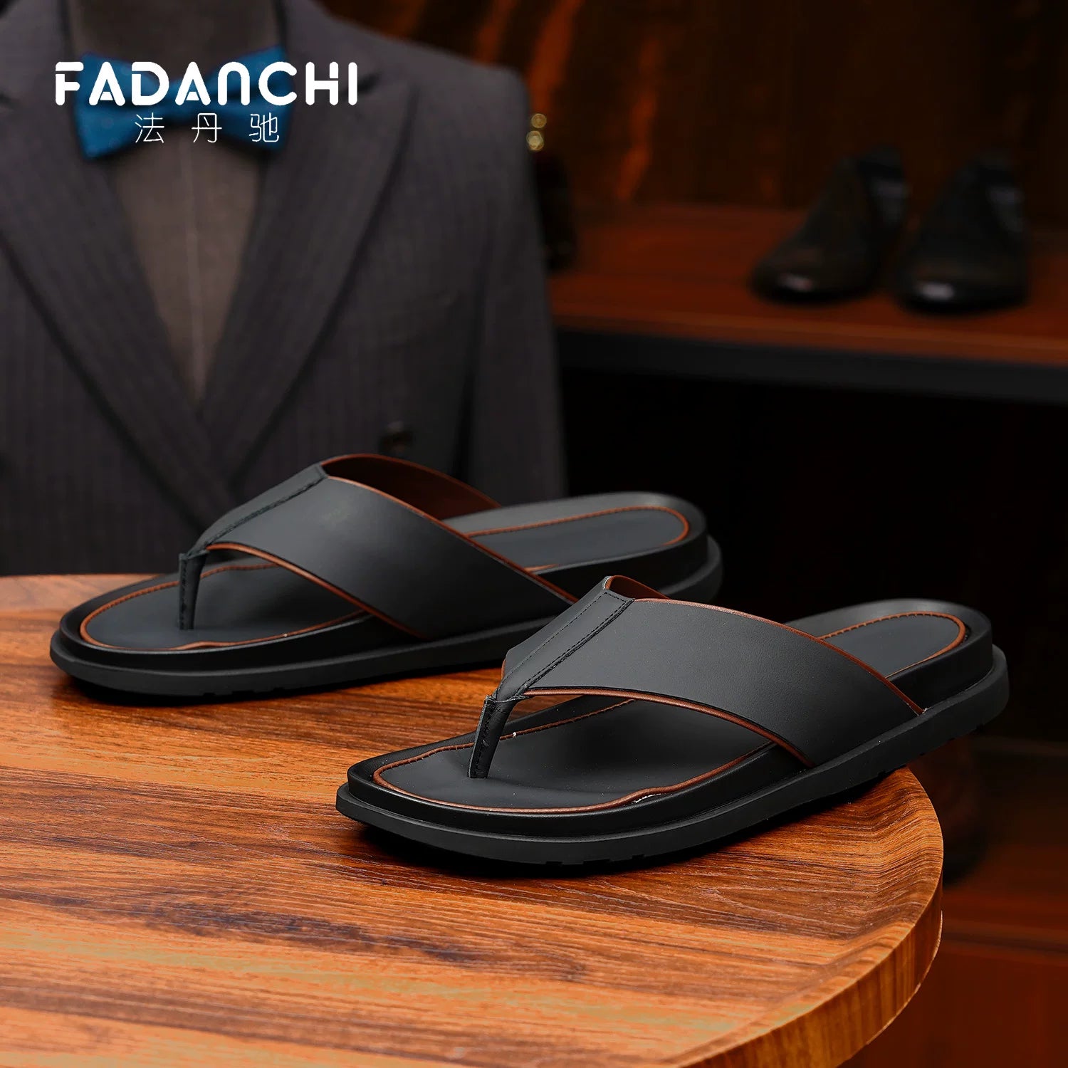 Men's Genuine Leather Sandals