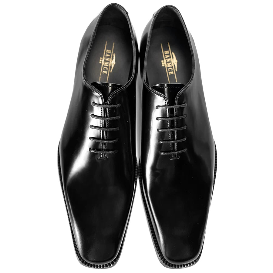 Men's Genuine Leather Leather Shoes, Patent Leather, Square Toe