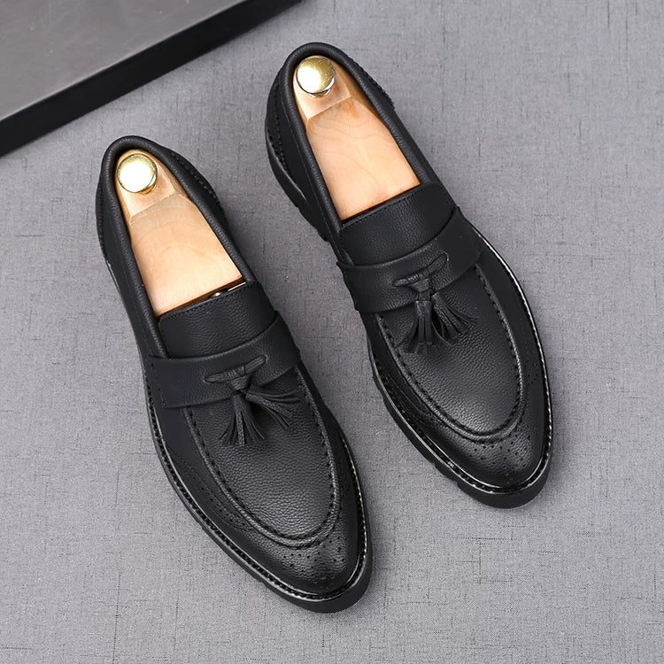 Men's Loafers, Height Increasing, Thick Sole